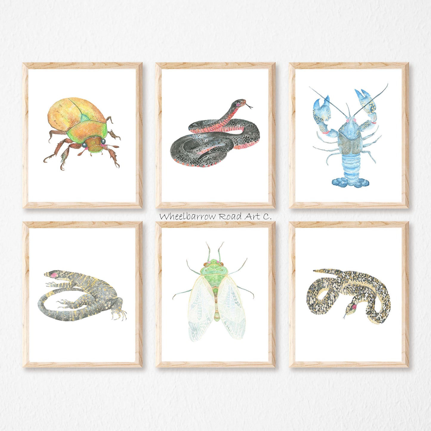 CICADA NURSERY PRINT