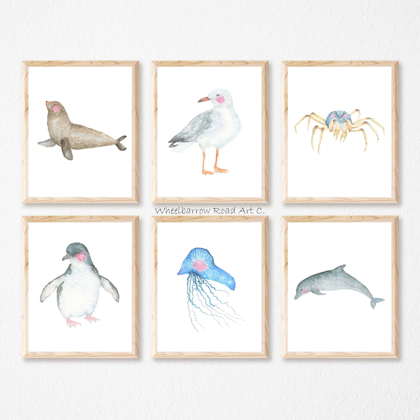 SEAGULL NURSERY PRINT