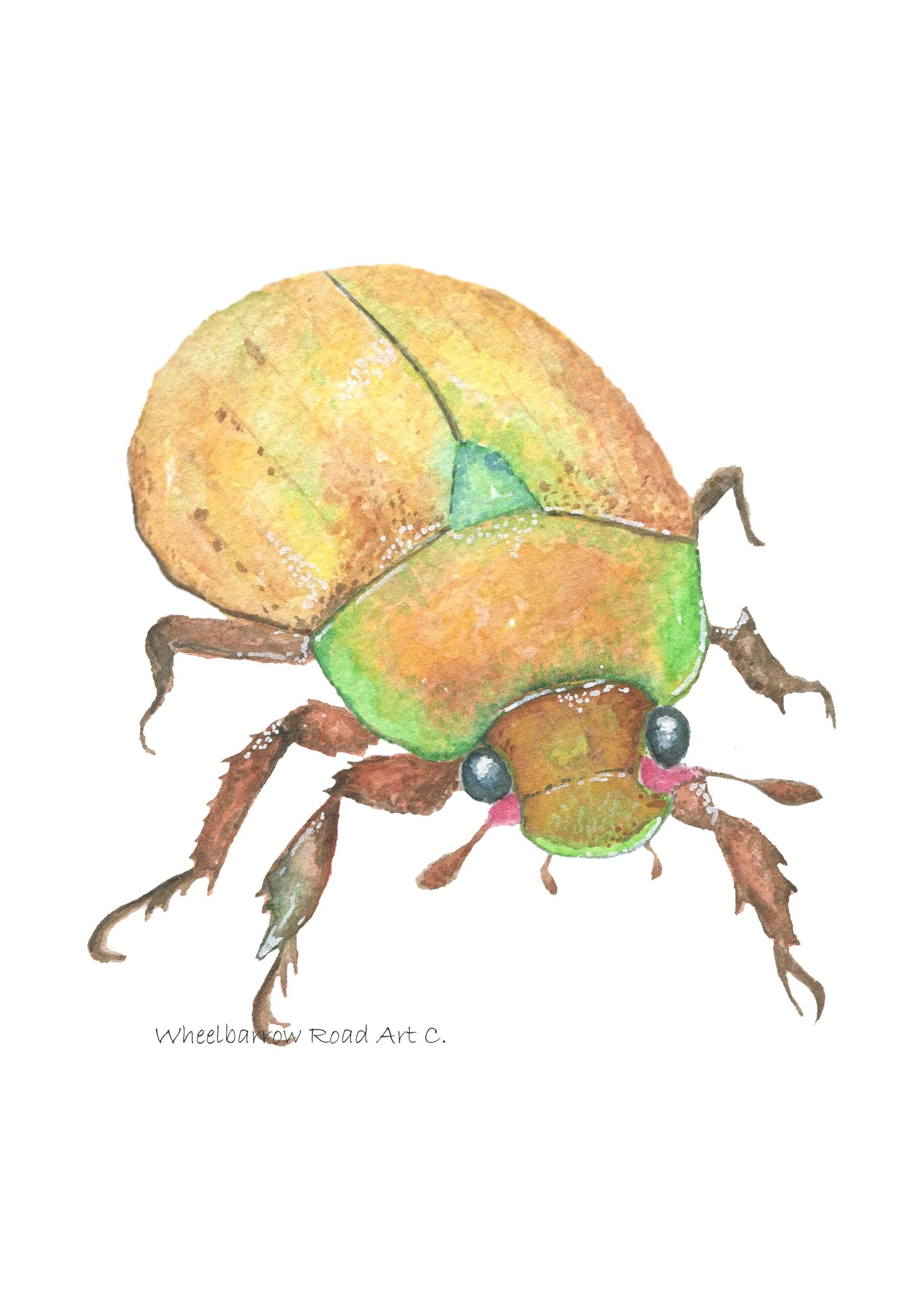 CHRISTMAS BEETLE NURSERY PRINT