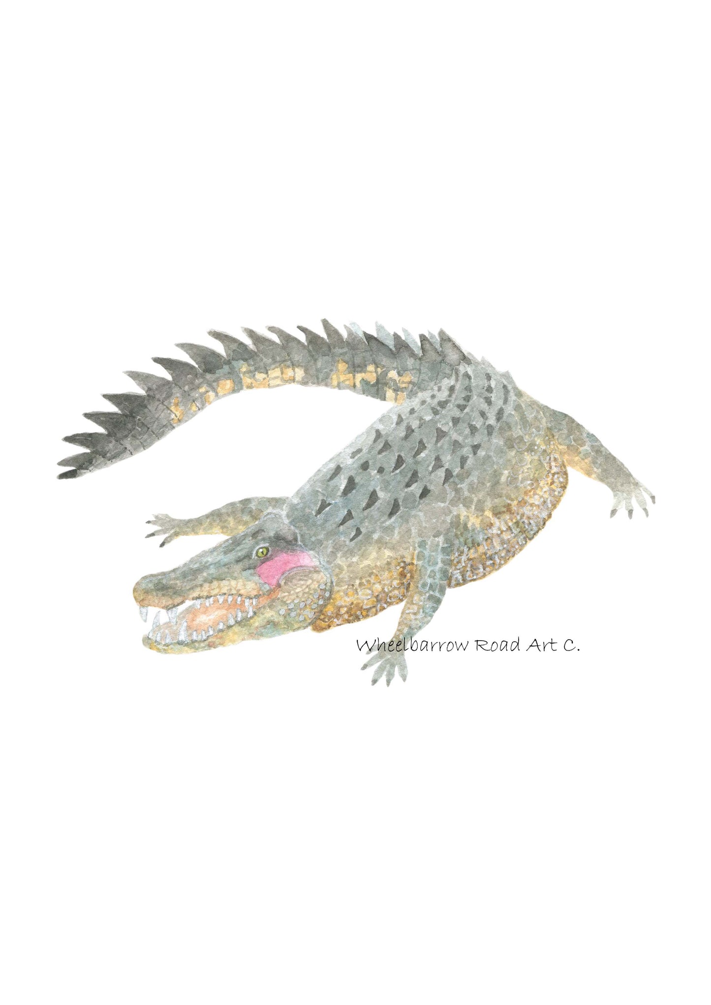 CROCODILE NURSERY PRINT