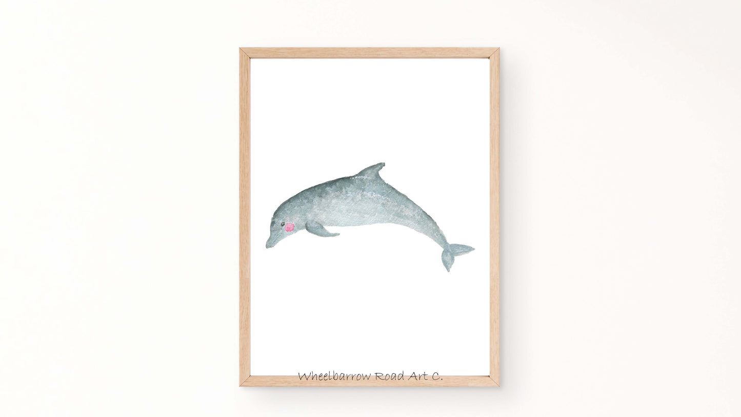 DOLPHIN NURSERY PRINT