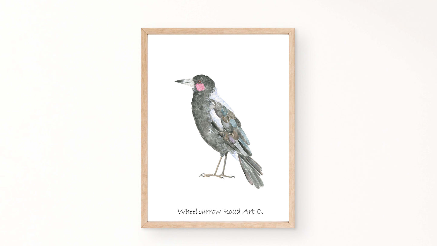 MAGPIE NURSERY PRINT