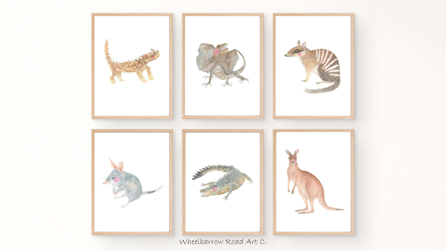 NUMBAT NURSERY PRINT