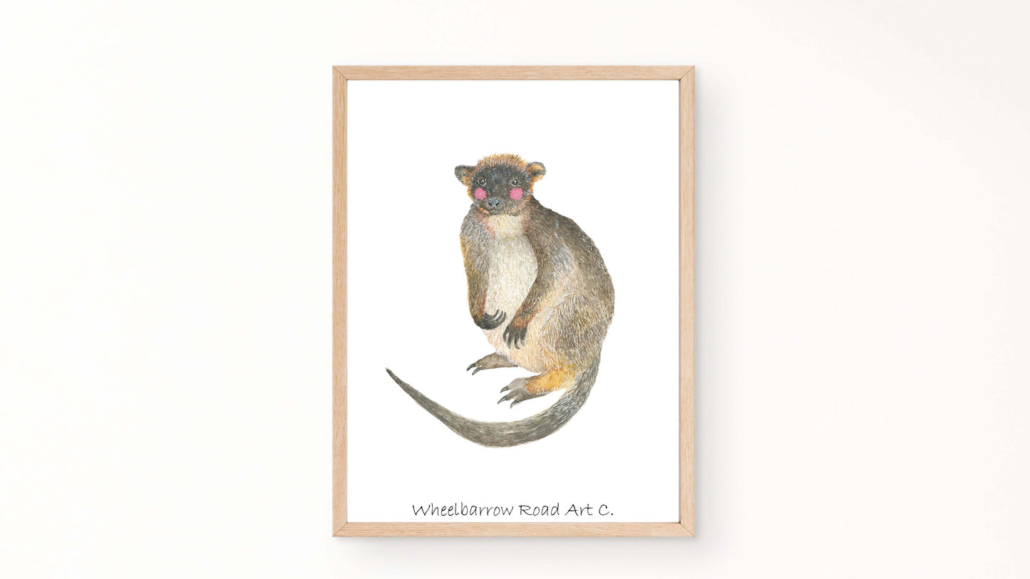 TREE KANGAROO NURSERY PRINT