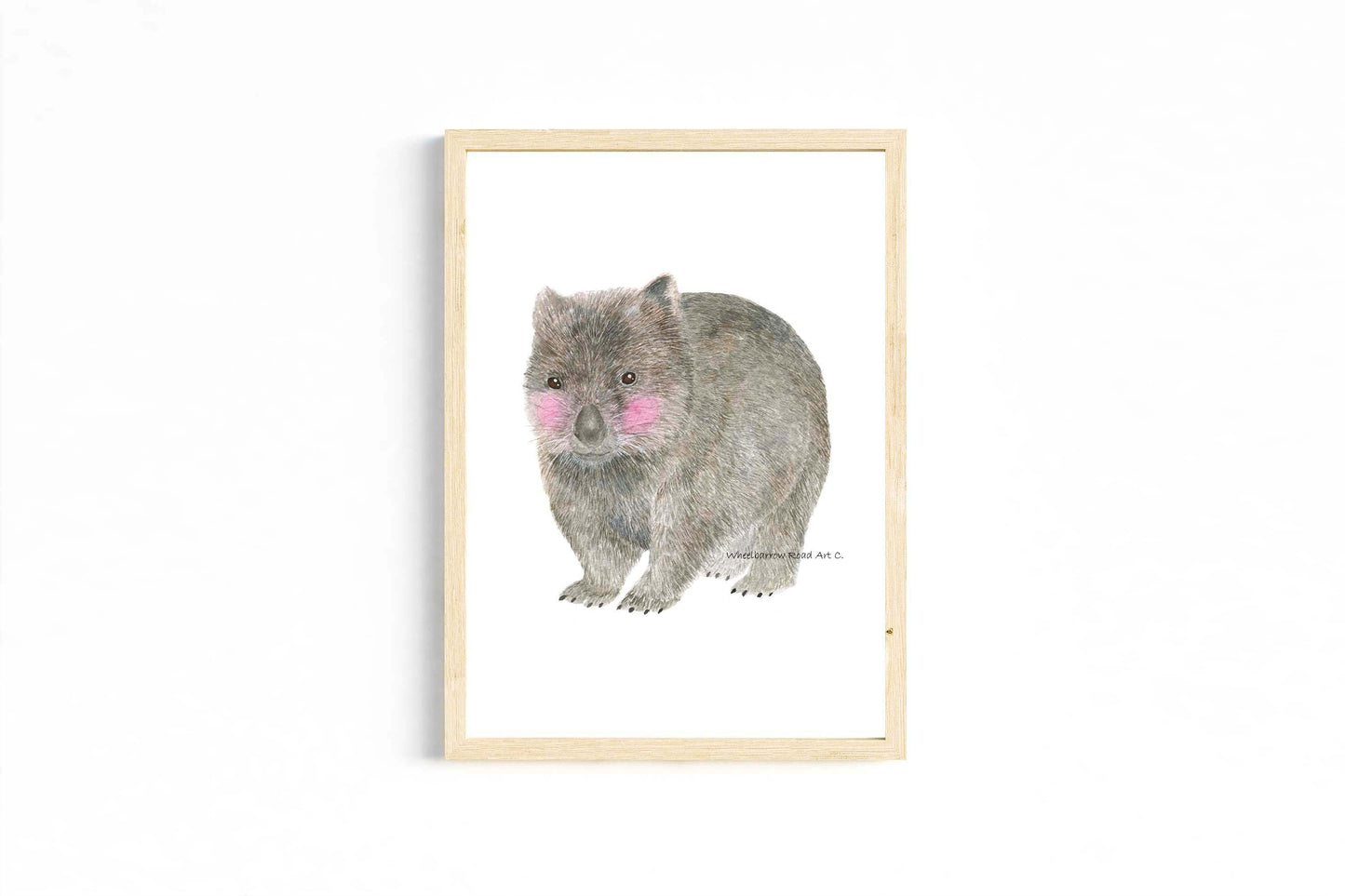 WOMBAT NURSERY PRINT