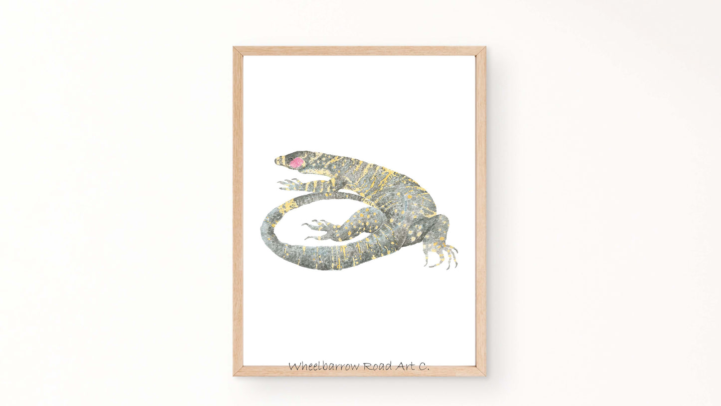 GOANNA NURSERY PRINT